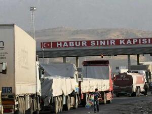 بوابة الخابور الحدودية بين تركيا والعراق
