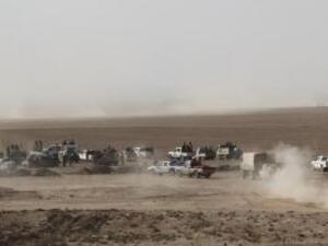 قوات الحشد الشعبي في عملية ضد تنظيم الدولة الإسلامية جنوب الموصل 
