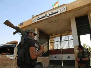 مقاتلون من البشمركة في الحسكة
