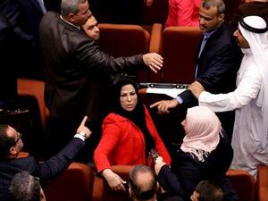 ارشيف/ مشادة داخل مجلس النواب العراقي