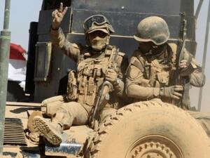 الية عسكرية عراقية قرب القيارة
