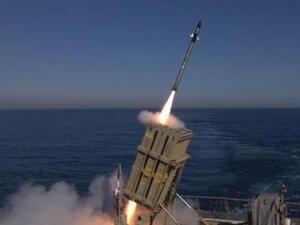 ارشيف/ اطلاق صاروخ من منظومة القبة الحديدية الاسرائيلية المضادة للصواريخ