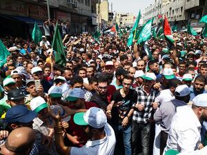 تظاهرات حاشدة في الاردن نصرة للاقصى
