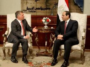 الرئيس المصري والعاهل الاردني: إقامة دولة فلسطينية من "الثوابت القومية"

