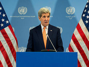 وزير الخارجية الاميركي جون كيري 
