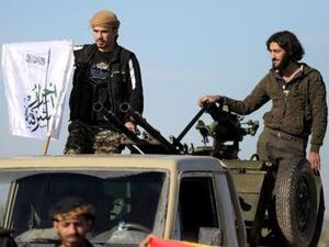 مقاتلون سوريون مدعومون من تركيا في منبج
