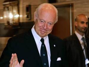 ستافان دي ميستورا وسيط الأمم المتحدة الخاص إلى سوريا 