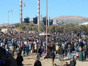 تشييع الشقيقين في بلدة جرادة في شرق المغرب
