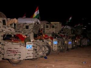 قوات البشمركة تتجمع شرقي الموصل
