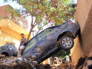 ضحايا السيول في مصر 17 قتيلا و60 مصابا