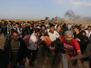 مواجهات على حدود غزة في جمعة "العودة الكبرى" الثالثة 
