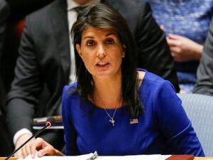 المندوبة الأمريكية لدى الأمم المتحدة نيكي هيلي