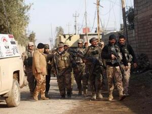جنود عراقيون في شمال الموصل
