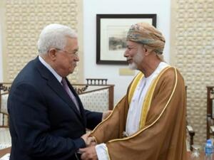 عباس اثناء استقبال وزير خارجية عمان في رام الله

