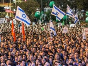 احياء الذكرى العشرين لاغتيال اسحق رابين في تل ابيب، في 31 تشرين الاول/اكتوبر 2015
