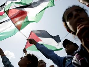 مظاهرة في رام الله احتجاجا على اعتقال صحافيين

