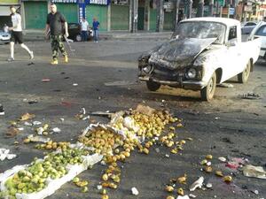 مكان هجوم انتحاري وقع في 25 تموز/يوليو 2018 في محافظة السويداء بجنوب سوريا

