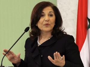 بثينة شعبان مستشارة الرئيس السوري بشار الأسد