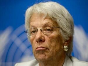  المدعية العامة السابقة المتخصصة في جرائم الحرب كارلا ديل بونتي