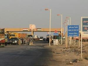 نقطة امنية في معبر التنف الحدودي بين سوريا والعراق
