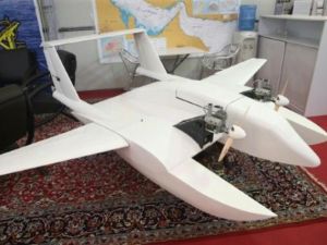 صورة نشرتها وكالة تسنيم الاربعاء 26 تشرين الاول/اكتوبر 2016 ل"طائرة انتحارية من دون طيار" في طهران

