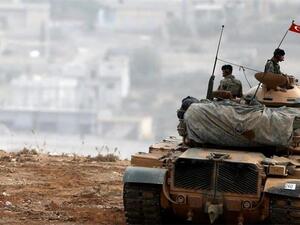 دبابة تابعة للجيش التركي