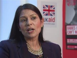وزيرة التنمية الدولية البريطانية بريتي باتيل