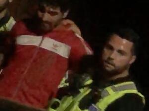 لحظة القبض على قاتل الفتاة السورية وأمها في بريطانيا