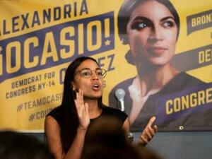 المرشحة الديموقراطية ألكسندريا أوكازيو كورتيز

