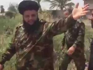 لقطة ماخوذة من احد الفيديوهات لعلي باقر النجفي