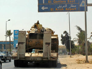 Egyptian military on the move. [turner]