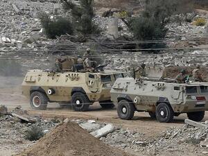 قوات مصرية في شمال سيناء