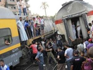 حادث بين قطارين في مصر/ أرشيفية