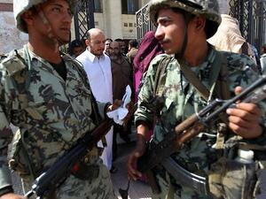 Egyptian soldiers
