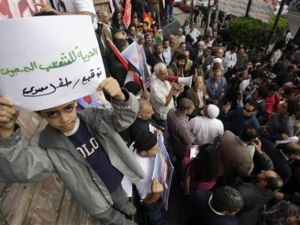 الحزب الوطني الذي يقوده مبارك، ضمن أكثر من 95 بالمئة من المقاعد