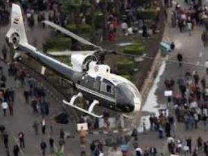 جماعة "الإخوان المسلمين" استأجرت طائرة مروحية تابعة للتلفزيون المصري