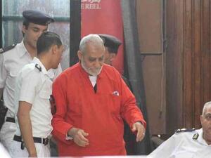 الحكم بالسجن المؤبد على، محمد بديع، المرشد العام لجماعة الإخوان المسلمين