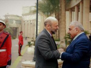 رئيس الحكومة العراقية عادل عبد المهدي، يستقبل نظيره الأردني، عمر الرزاز