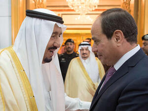 الرئيس المصري عبد الفتاح السيسي والعاهل السعودي الملك سلمان بن عبد العزيز