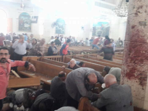 من التفجير بكنيسة مارجرجس في طنطا