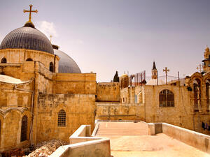 The Church of the Holy Sepulchre, believed to be the site of Jesus' tomb (Wikimedia Commons)