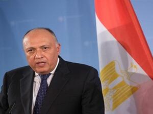 Egyptian FM, Sameh Shoukry off to India in order to lead Egypt's delegation in the 7th round of the joint committee amid both countries. (AFP/ File Photo)