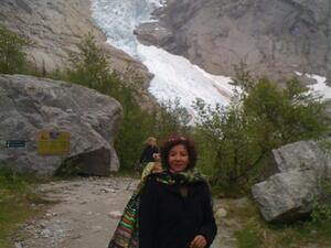 Mona al-Prince, Professor of English literature at Suez University, was dismissed over a belly dancing video on Facebook. (Facebook)