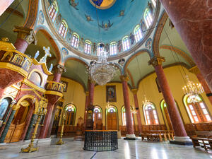 The interior of St. George's church in Cairo, Egypt. (Shutterstock)