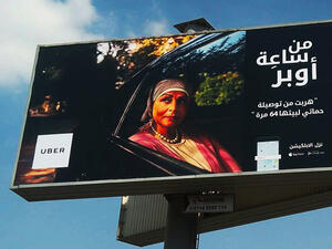 Uber was ordered to remove the ads on grounds that it violated Egyptian society's customs and traditions. (Twitter)