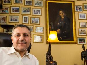 Lawyer Negad al-Borai was banned from travel when he was trying to fly to Jordan from Egypt. (Twitter)