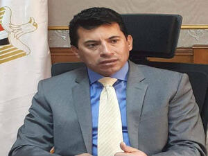 Egyptian sports minister Ashraf Sobhy (Photo: Ahram)