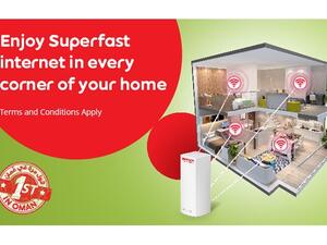 يتوفر لعملاء Ooredoo الحاليين والجدد بما في ذلك عملاء باقة 500 جيجابايت بعقد لمدة عامين.