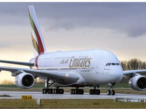  أعلنت طيران الإمارات، أكبر ناقلة دولية في العالم، عن عزمها تشغيل طائراتها الإيرباص A380 لمرة واحدة إلى العاصمة الباكستانية إسلام أباد في 8 يوليو (تموز) الجاري. 