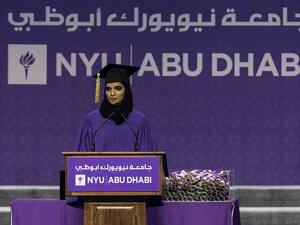 Emirati student Dubai Abulhoul - Major in Political Science.